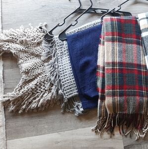 Plaid and Solid Scarves Collection